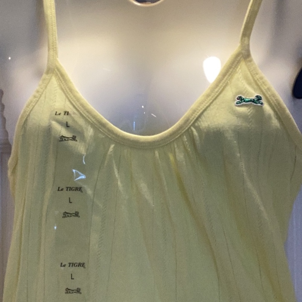 N/W/T Yellow Le Tigre Stretchy Tank Top - Picture 3 of 4